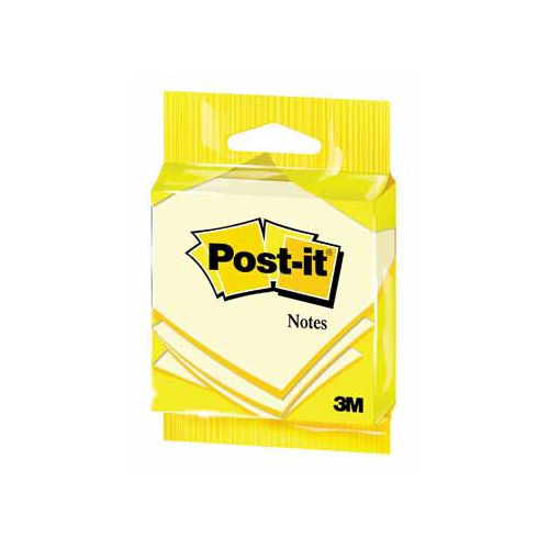 Post-it Post-it Notes, 76x76mm, geel, blok 100 vel [12st]