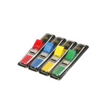 Post-it Post-it Index Smal, ft 11,9 x 43,2 mm, blister met 4 kleuren, 35 tabs per kleur, 4 + 2 blisters gratis
