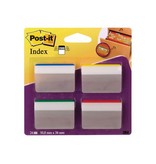 Post-it Post-it Index Strong 50,8x38mm voor hangmappen 24 tabs 4 kl.