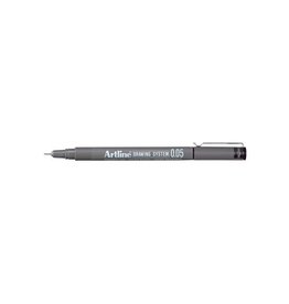 Artline Fineliner Zwart 005Mm [1st]