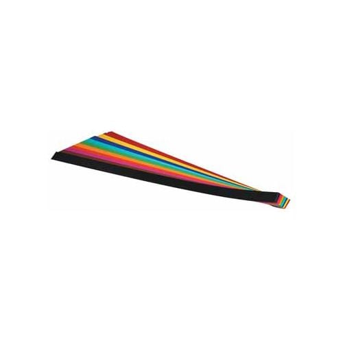 Folia Folia vlechtstroken 50 x 1,5 cm, pak van 200 stuks in geassorteerde kleuren