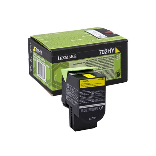 Lexmark Lexmark 702HY (70C2HY0) toner yellow 3K return (original)