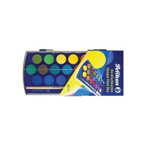 Pelikan verfdoos plakkaatverf Paintbox 22 napjes