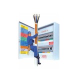 Brother Brother M tape voor P-Touch 9 mm, niet-gelamineerd, zwart op wit