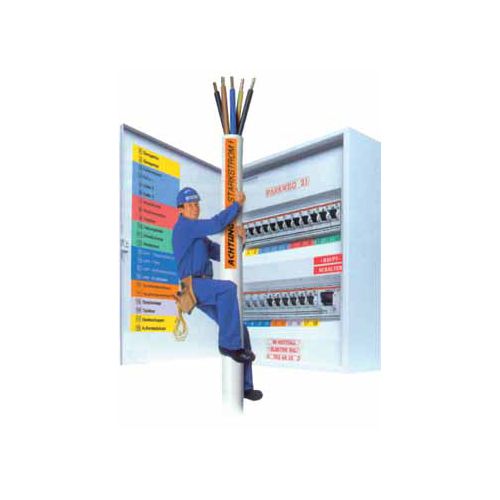 Brother Brother M tape voor P-Touch 9 mm, niet-gelamineerd, zwart op wit