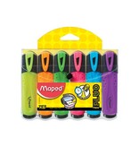Maped Maped markeerstift Fluo'Peps assortiment blister met 6 stuks