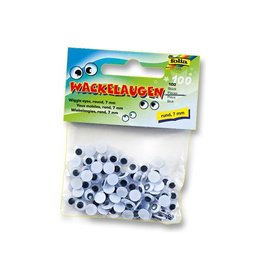 Folia 100 Knutseloogjes Rond 7Mm [1st]