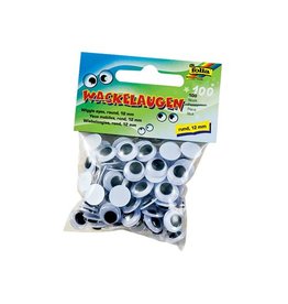 Folia 100 Knutseloogjes Rond 12Mm [1st]