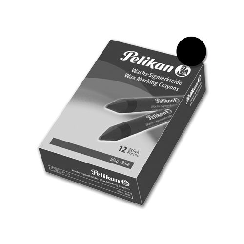 Pelikan Pelikan vetkrijt 772 zwart, doos van 12 stuks