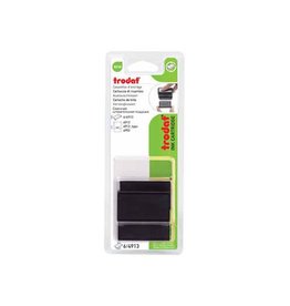 Trodat Trodat vervangkussen zwart, voor stempel 4810/4910, blister met 2 stuks