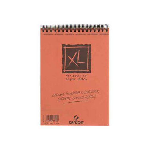 Canson Canson schetsboek XL, 90 g/m², ft A5, 60 vel