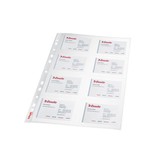 Leitz Leitz showtas ft A4 voor visitekaartjes, uit PP, pak van 10 stuks, 11-gaats perforatie