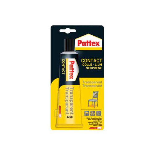 Pattex Pattex contactlijm Transparant, tube van 125 g, op blister