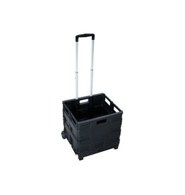 Merkloos Opvouwbare steekwagen met krat, ft 38 x 40,5 x 42 cm, maximum 35 kg
