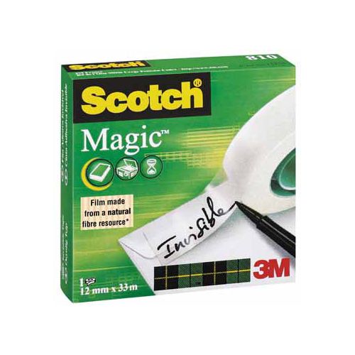 Scotch Scotch plakband Magic  Tape ft 12 mm x 33 m