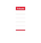Esselte Esselte rugetiketten, niet-zelfklevend, ft 5 x 15,8 cm, pak van 100 stuks, wit