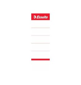 Esselte Esselte rugetiketten, niet-zelfklevend, ft 5 x 15,8 cm, pak van 100 stuks, wit