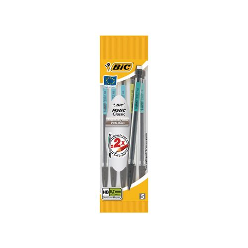 Bic Bic vulpotlood BicMatic Classic blister van 5 stuks