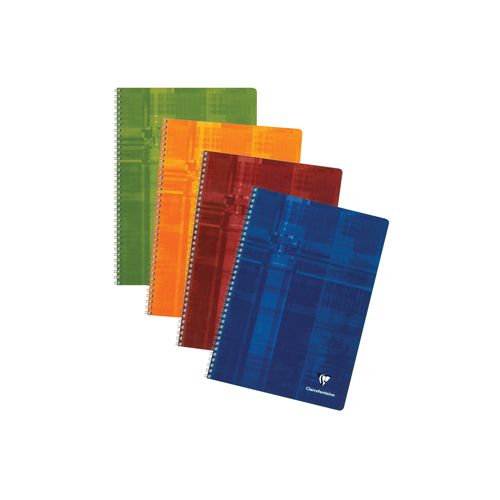Clairefontaine Clairefontaine schrift ft A4, 100 bladzijden, geruit 5 mm, met kantlijn