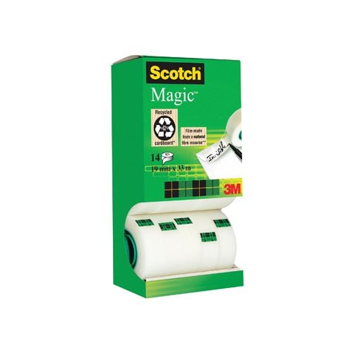 Scotch Scotch plakband Scotch Magic Tape, value pack 12 + 2 rollen gratis
