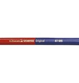 Stabilo STABILO Original rood/blauw potlood — levering per 12
