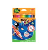 Bic Kids Bic Kids kleurpotlood Ecolutions Evolution, doos van 18 stuks