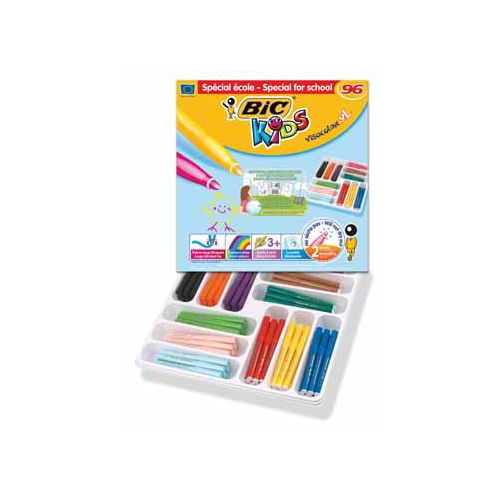 Bic Kids Bic Kids viltstift Visacolor XL, classpack, doos van 96 stuks