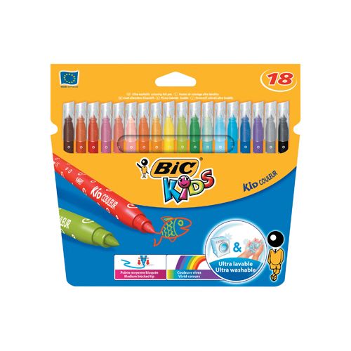 Bic Kids Bic viltstift Kid Couleur 18 stiften