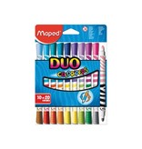 Maped Maped Viltstift Color'Peps Duo, blister met 10 stuks