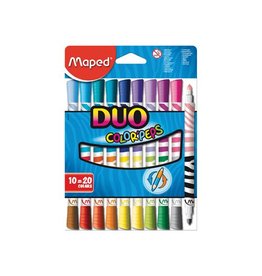 Maped Maped Viltstift Color'Peps Duo, blister met 10 stuks