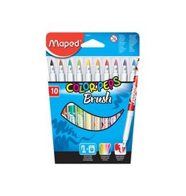 Maped Maped penseelstift Brush, 10 stuks in een kartonnen etui