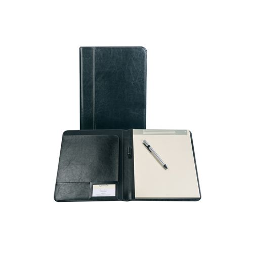 Brepols Palermo schrijfmap, ft A5,  zwart met notitieblok