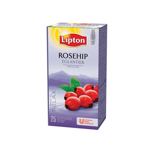 Lipton Tea Company Lipton thee, rozebottel, pak van 25 zakjes