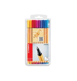 Stabilo Stabilo fineliner Point 88 etui van 20st in assorti