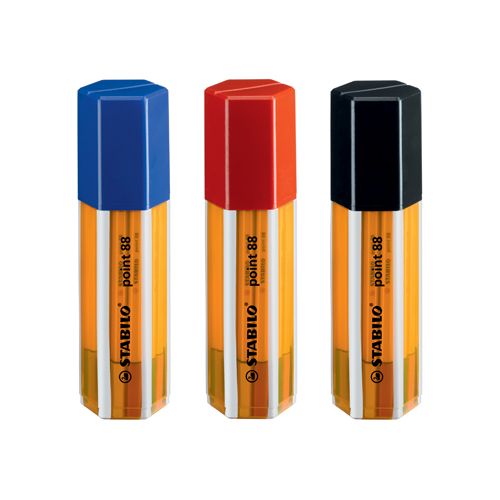 Stabilo STABILO point 88 fineliner, Big Point box, 20 stuks in geassorteerde kleuren