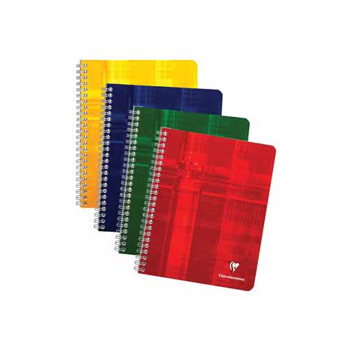 Clairefontaine Clairefontaine schrift ft 16,5 x 21 cm, 120 bladzijden, geruit 5/5 mm, met kantlijn