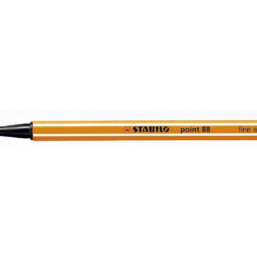 Stabilo STABILO point 88 fineliner, rood