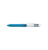 Bic Bic 4 Colours Grip 4-kleurenbalpen, medium, klassieke inktkleuren, lichaam blauw