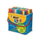Bic Kids Bic Kids viltstift Visacolor XL, metalen doos van 48 stuks