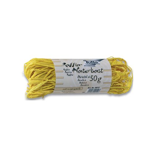 Folia Folia raffia donkergeel