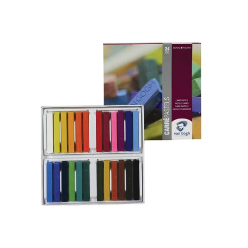 Talens Van Gogh droge pastels, doos met 24 pastels