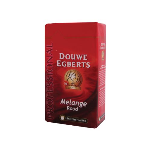 Douwe Egberts Douwe Egberts koffie, Melange rood, snelfilters, pak van 250 g