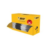 Bic Bic balpen Atlantis Classic zwart, doos 30 + 6 gratis