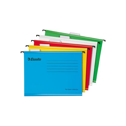 Esselte Esselte hangmap Classic, geassorteerde kleuren, pak van 10 stuks