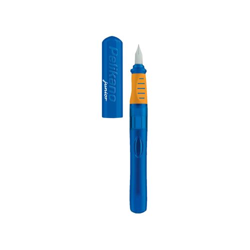 Pelikan Vulpen Pelikano Junior voor rechtshandigen, blauw