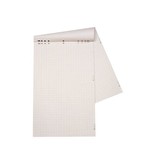 Dahle flipchartpapier, ft 68 x 95 cm, geruit, rol van 20 vel