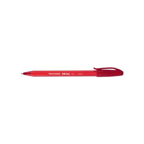 Paper Mate Paper Mate balpen InkJoy 100 met dop, rood