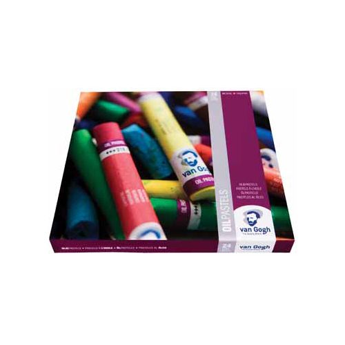 Talens Van Gogh oliepastel basisset, doos met 24 pastels