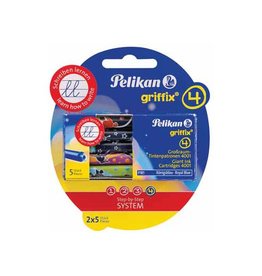Pelikan Griffix Vp Vull  Blauw 2X5 Bls [1st]