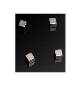 Naga magneet voor glasborden, ft 10 x 10 x 10 mm, 4 stuks